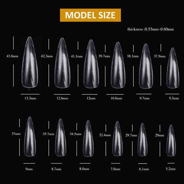 Sizes of dual form (JM41)