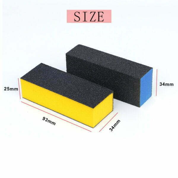 Size of Nail Buffer Block-2 ways