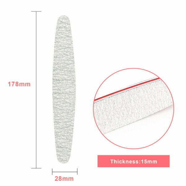 Size of Nail File-Oval