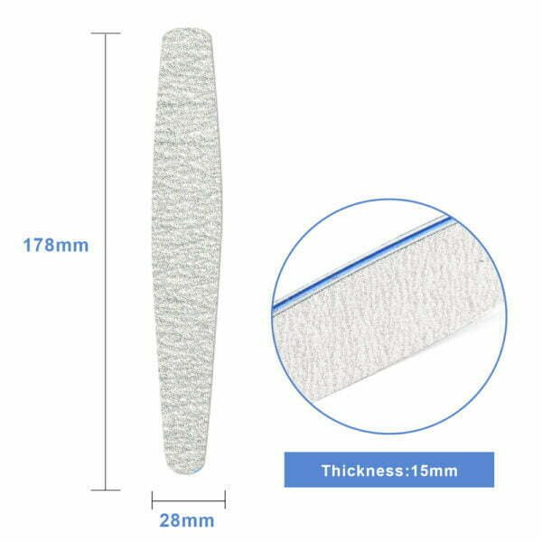 Size of Nail File -Square Tapered