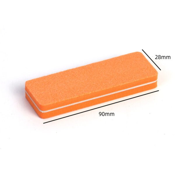 size of rectangle small nail buffer