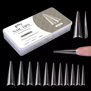 Long Stiletto Nail Tip (No C-curve)