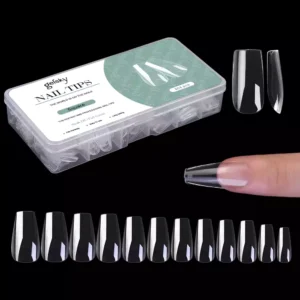 Short Coffin Nail Tip (Full Cover)