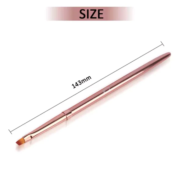 Rose Gold Nail Art Brush