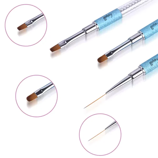 Nail Gel Brush(Flat/Oval/Liner)