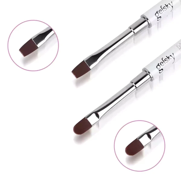 Flat Brush And Oval Brush