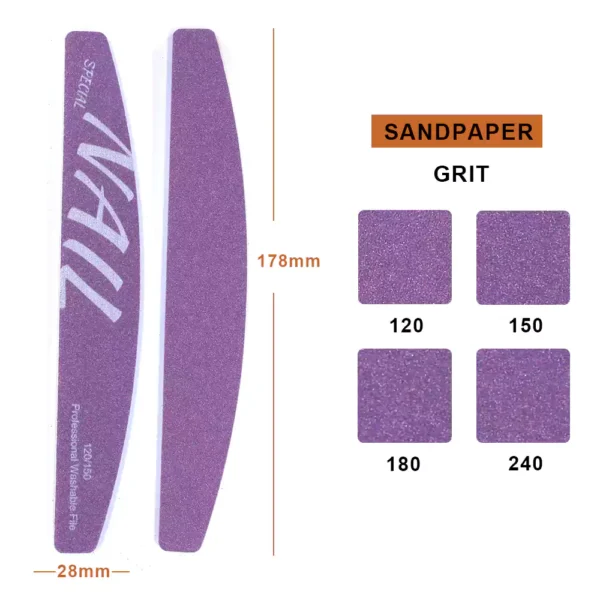 Purple Nail File