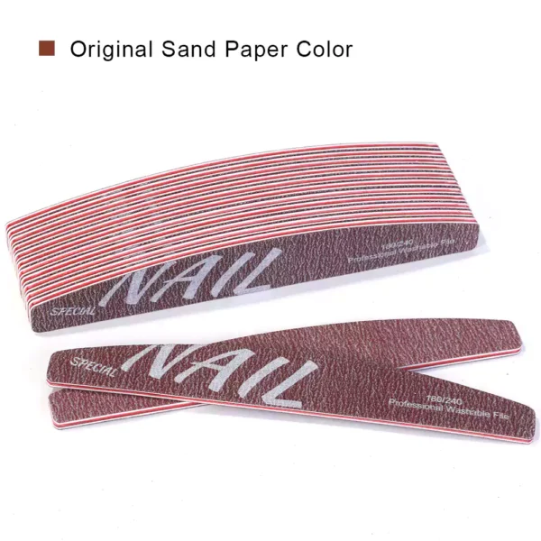 reddish zebra nail file