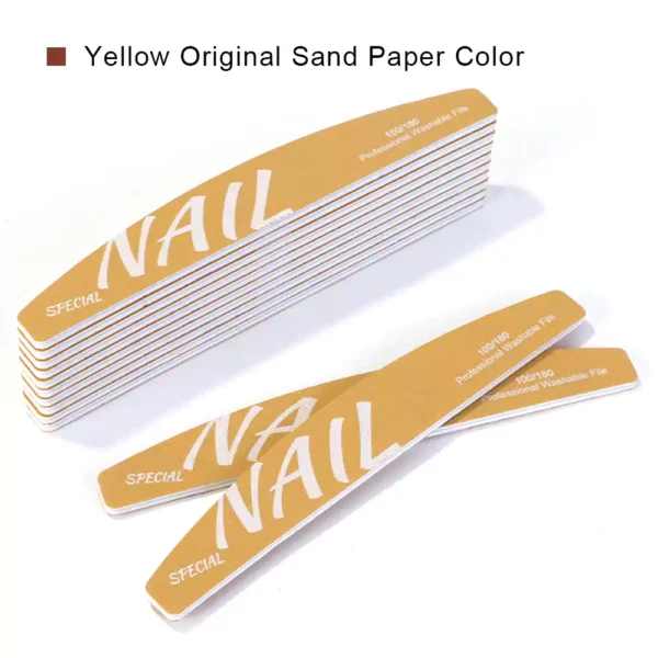 yellow nail file