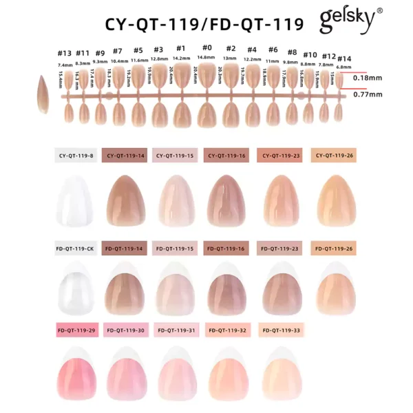 Thick French Nail Tip