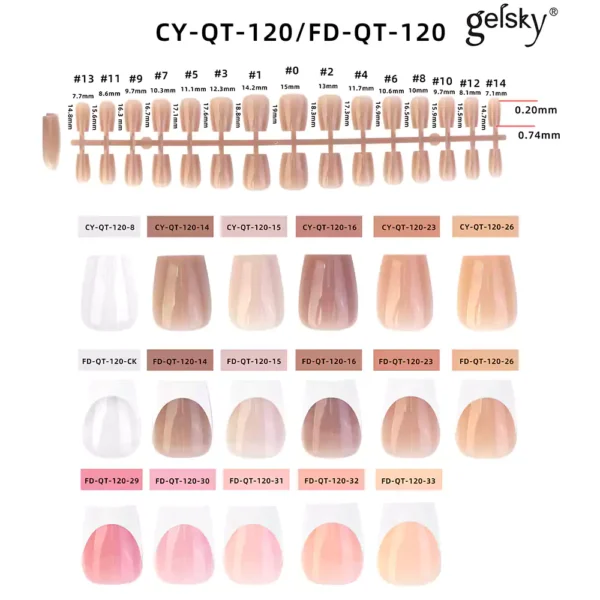 Thick French Nail Tip